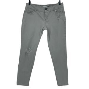 NY & Co. Gray Boyfriend Khakis